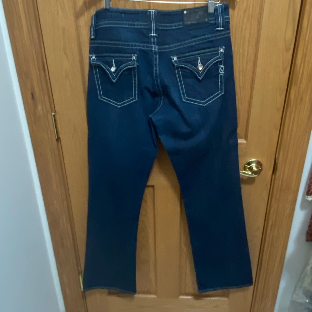 Boot cut rhinestone embellished jeans - Picture 7 of 7